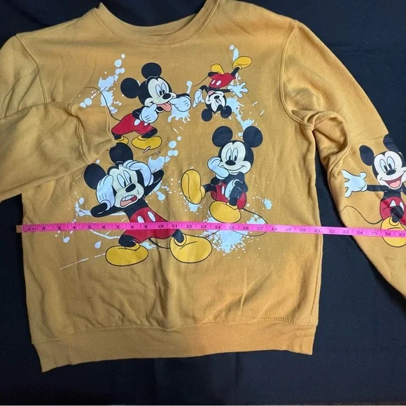 Disney Mickey Mouse Men's Sweater - Mustard - Picture 6 of 6